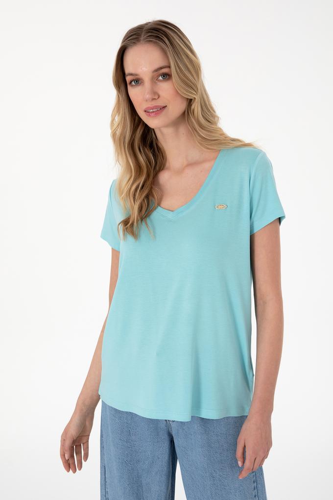 Kadın Aqua Basic Tişört