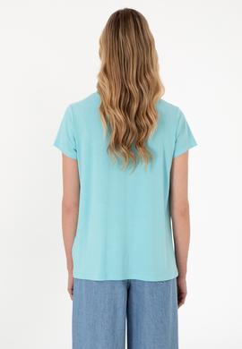 Kadın Aqua Basic Tişört - 50300829093
