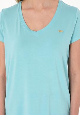 Kadın Aqua Basic Tişört - 50300829093