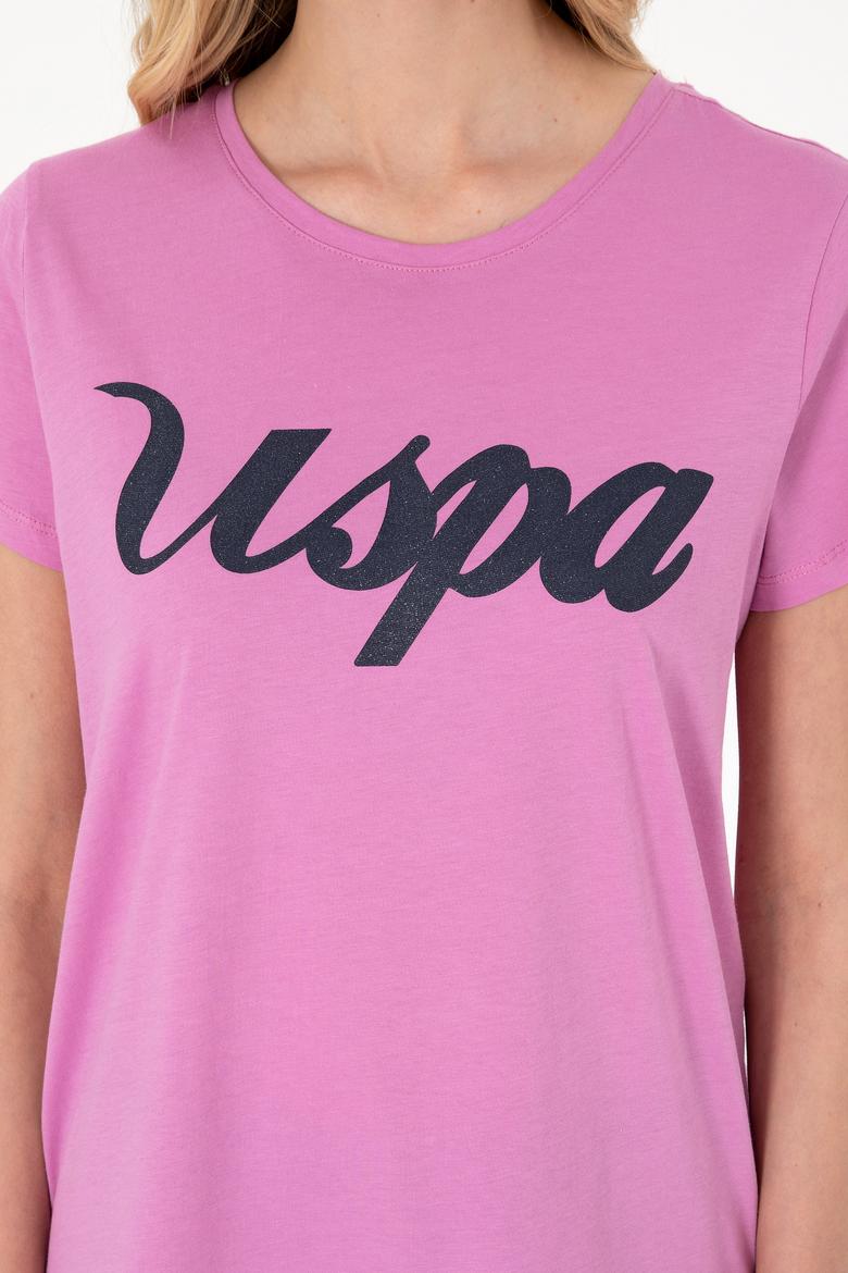 Kadın Fuşya Tişört - 50307933023