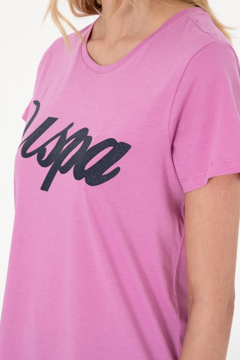 Kadın Fuşya Tişört - 50307933023