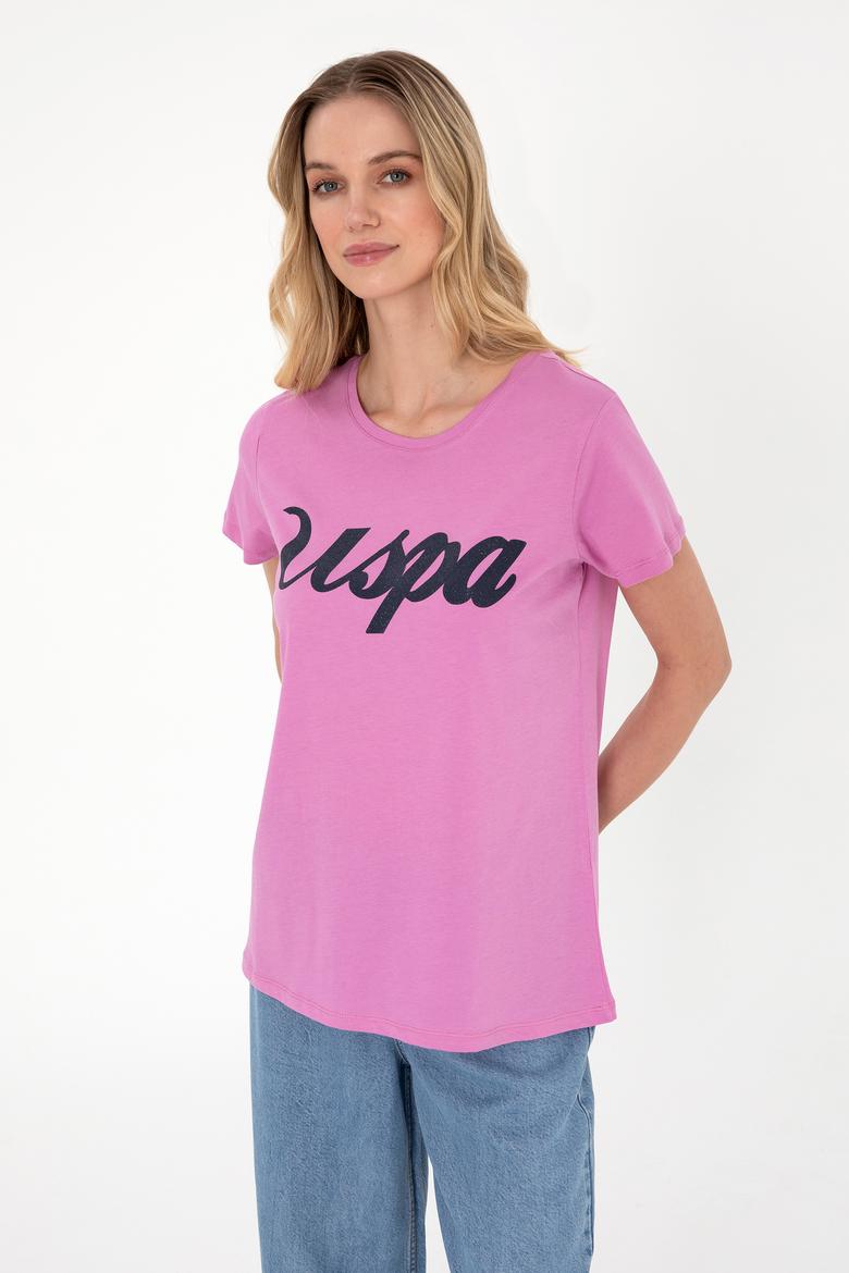 Kadın Fuşya Tişört - 50307933023