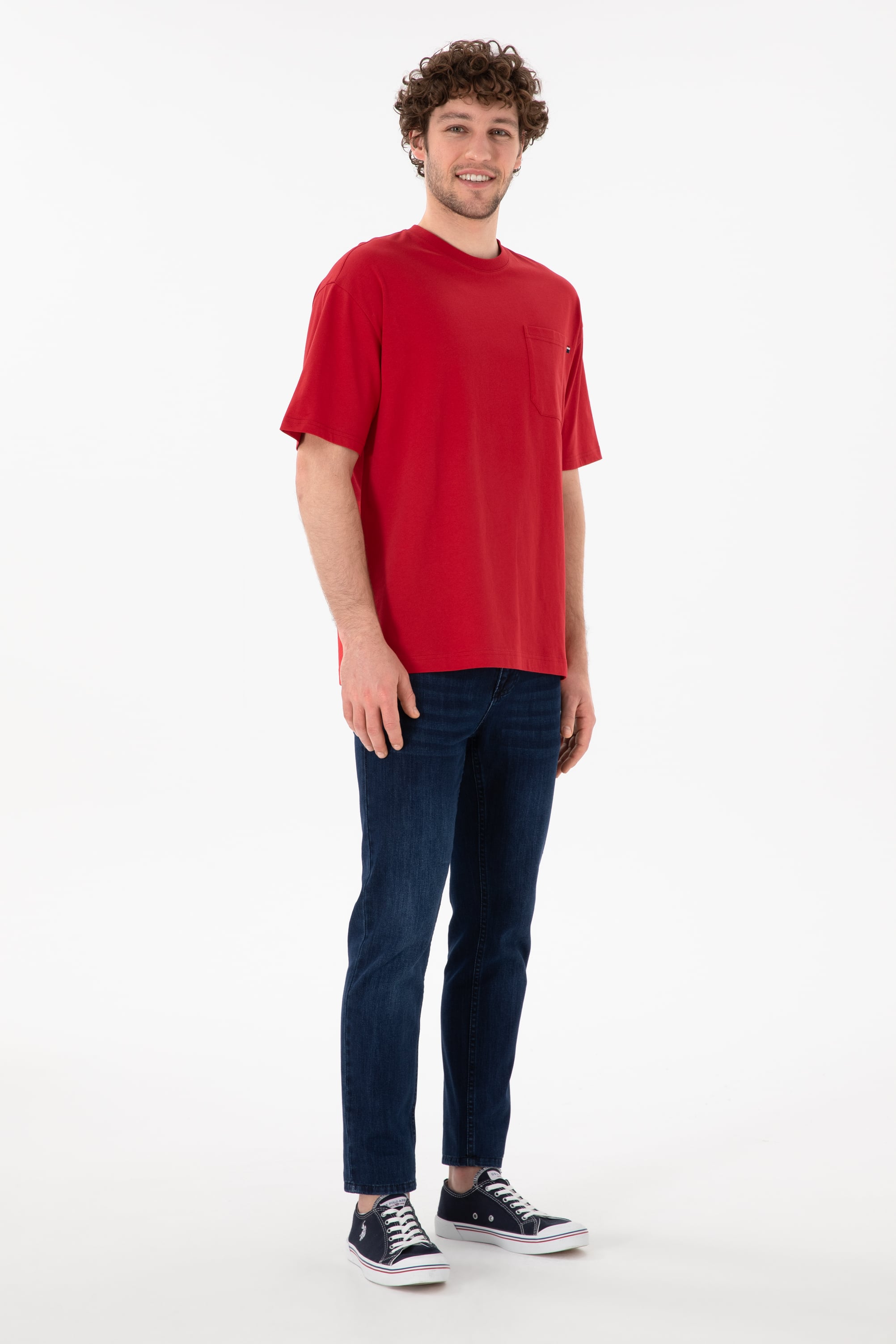 تی شرت یقه گرد ریلکس مردانه یو اس پولو | U.S. Polo Assn. - تصویر 5