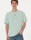 Erkek Comfort Fit Bisiklet Yaka Su Yeşili Tişört