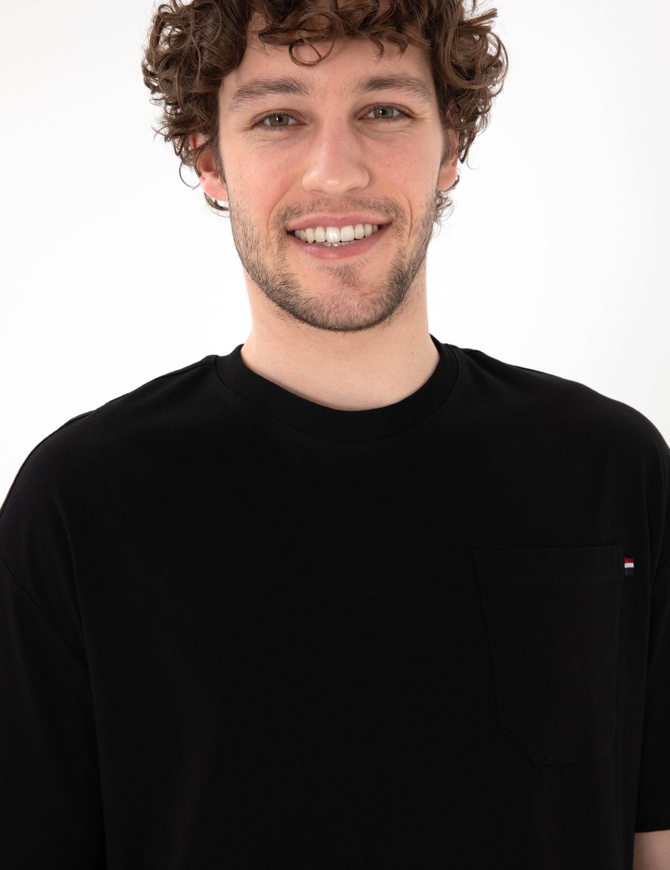 تی شرت یقه گرد ریلکس یقه گرد مردانه یو اس پولو | U.S. Polo Assn. - تصویر 3