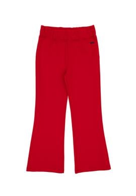 Kız Çocuk Kırmızı Yüksek Bel Flare Eşofman Altı - 50306283046