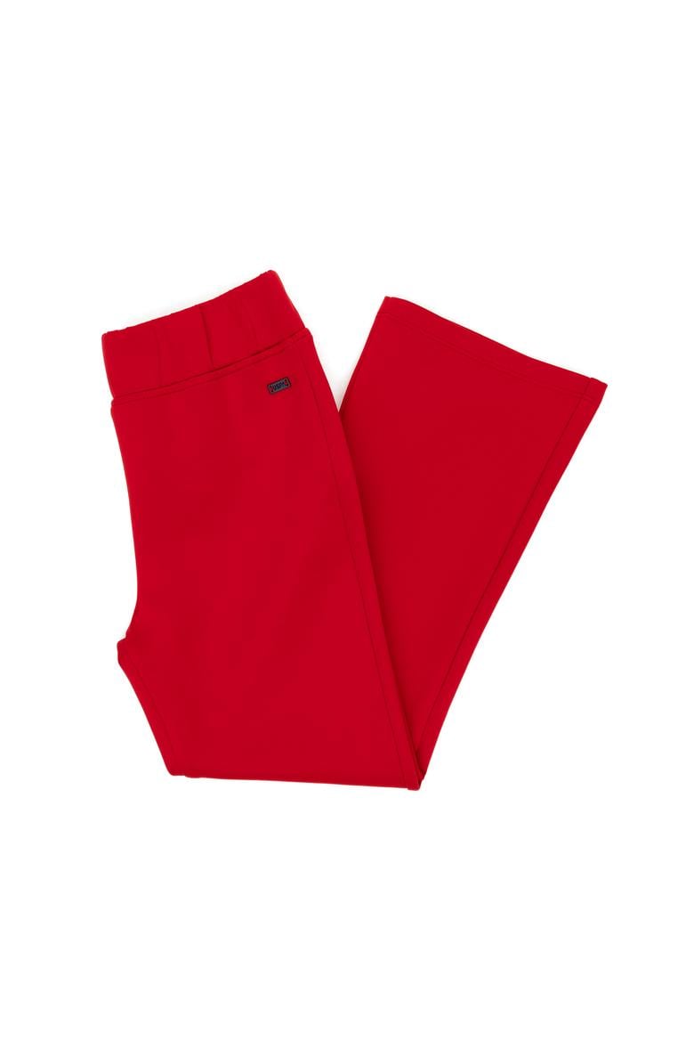 Kız Çocuk Kırmızı Yüksek Bel Flare Eşofman Altı - 50306283046