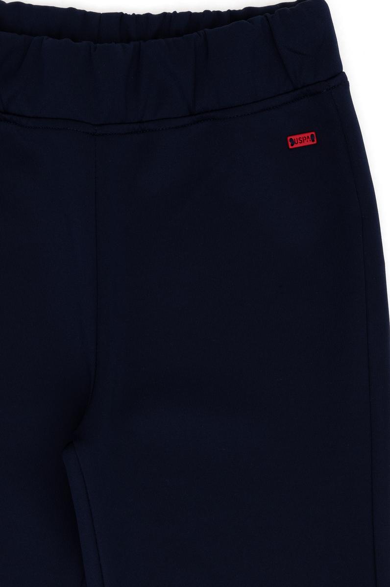 Kız Çocuk Lacivert Yüksek Bel Flare Eşofman Altı