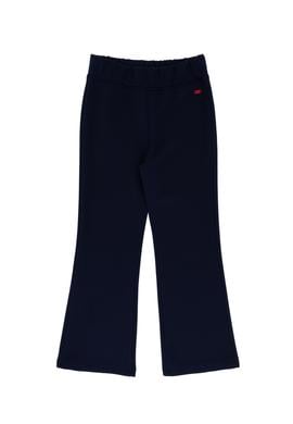 Kız Çocuk Lacivert Yüksek Bel Flare Eşofman Altı - 50306283019