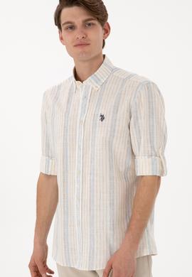 Erkek Beyaz Uzun Kollu Gömlek - 50306289009