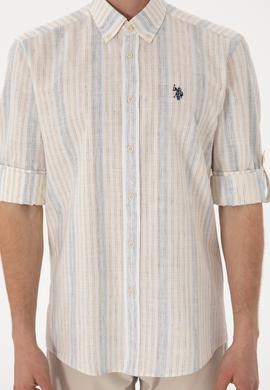 Erkek Beyaz Uzun Kollu Gömlek - 50306289009