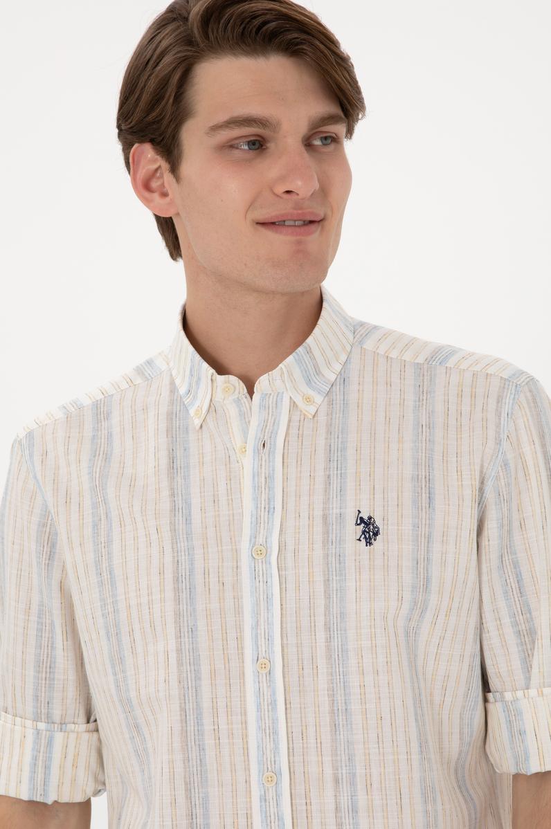 Erkek Beyaz Uzun Kollu Gömlek