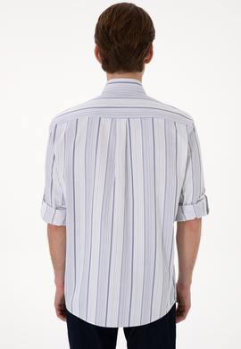 Erkek Lacivert Uzun Kollu Gömlek - 50306352006