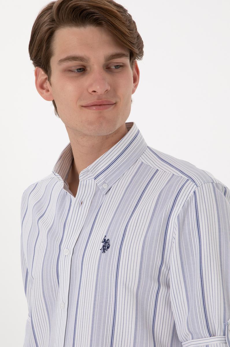 Erkek Lacivert Uzun Kollu Gömlek