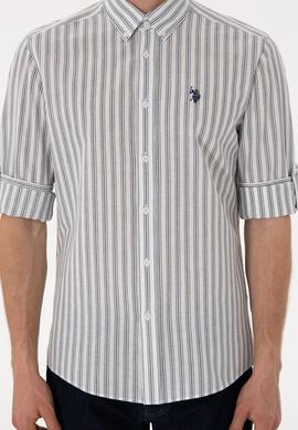 Erkek Beyaz Uzun Kollu Gömlek - 50306349005