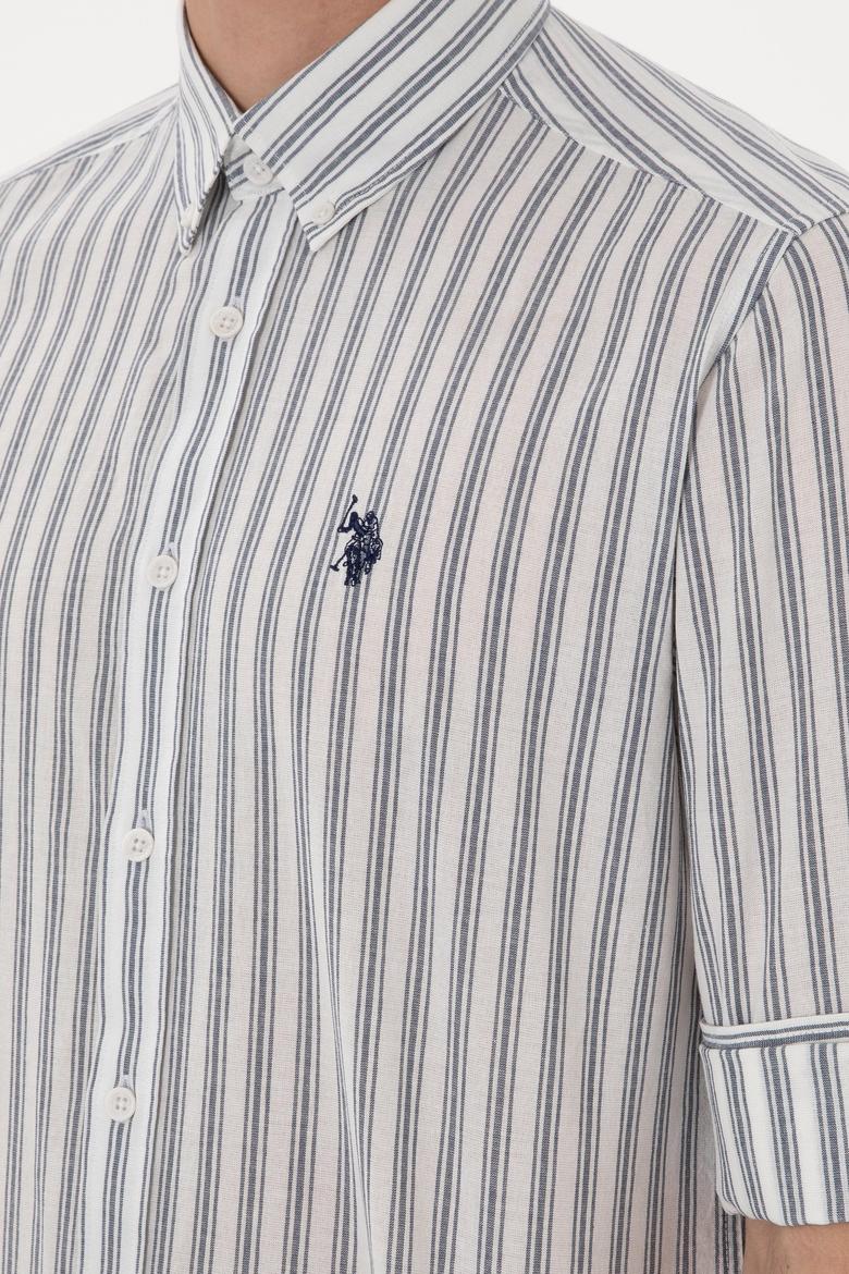 Erkek Beyaz Uzun Kollu Gömlek - 50306349005