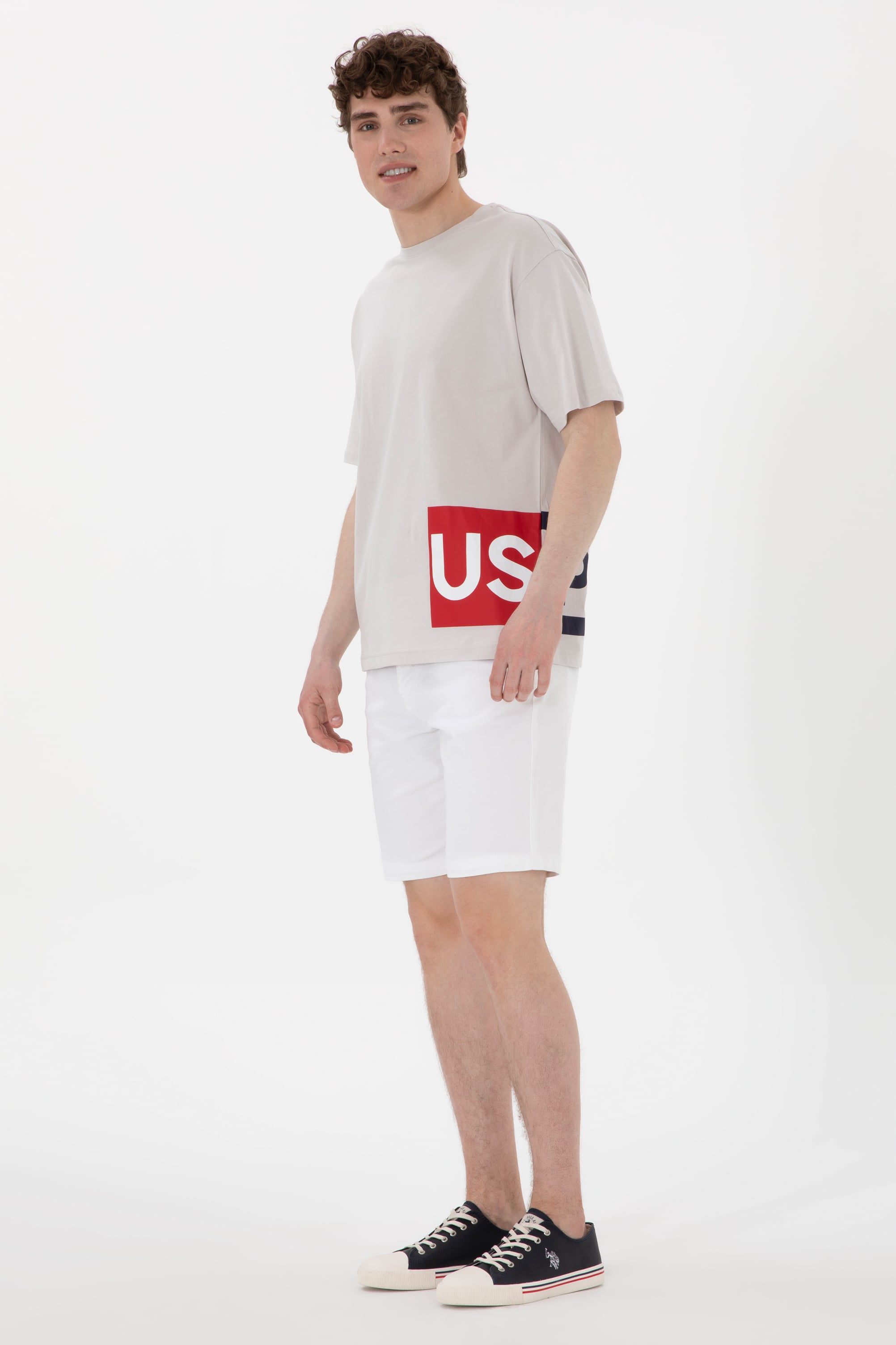 تی شرت یقه گرد ریلکس مردانه یو اس پولو | U.S. Polo Assn. - تصویر 4