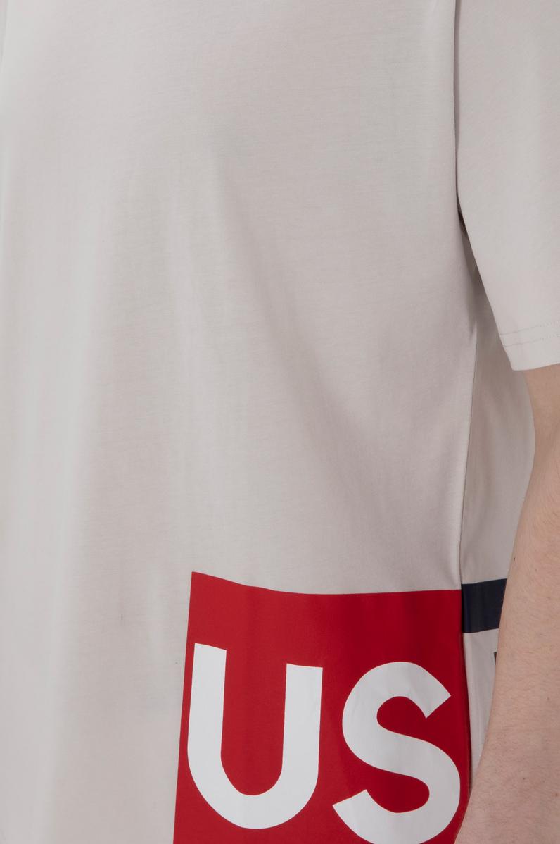 Erkek Comfort Fit Bisiklet Yaka Açık Gri Tişört