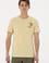Erkek Regular Fit Bisiklet Yaka Açık Haki Tişört
