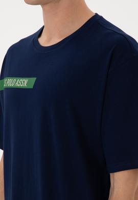 Erkek Comfort Fit Bisiklet Yaka Lacivert Tişört - 50306904007