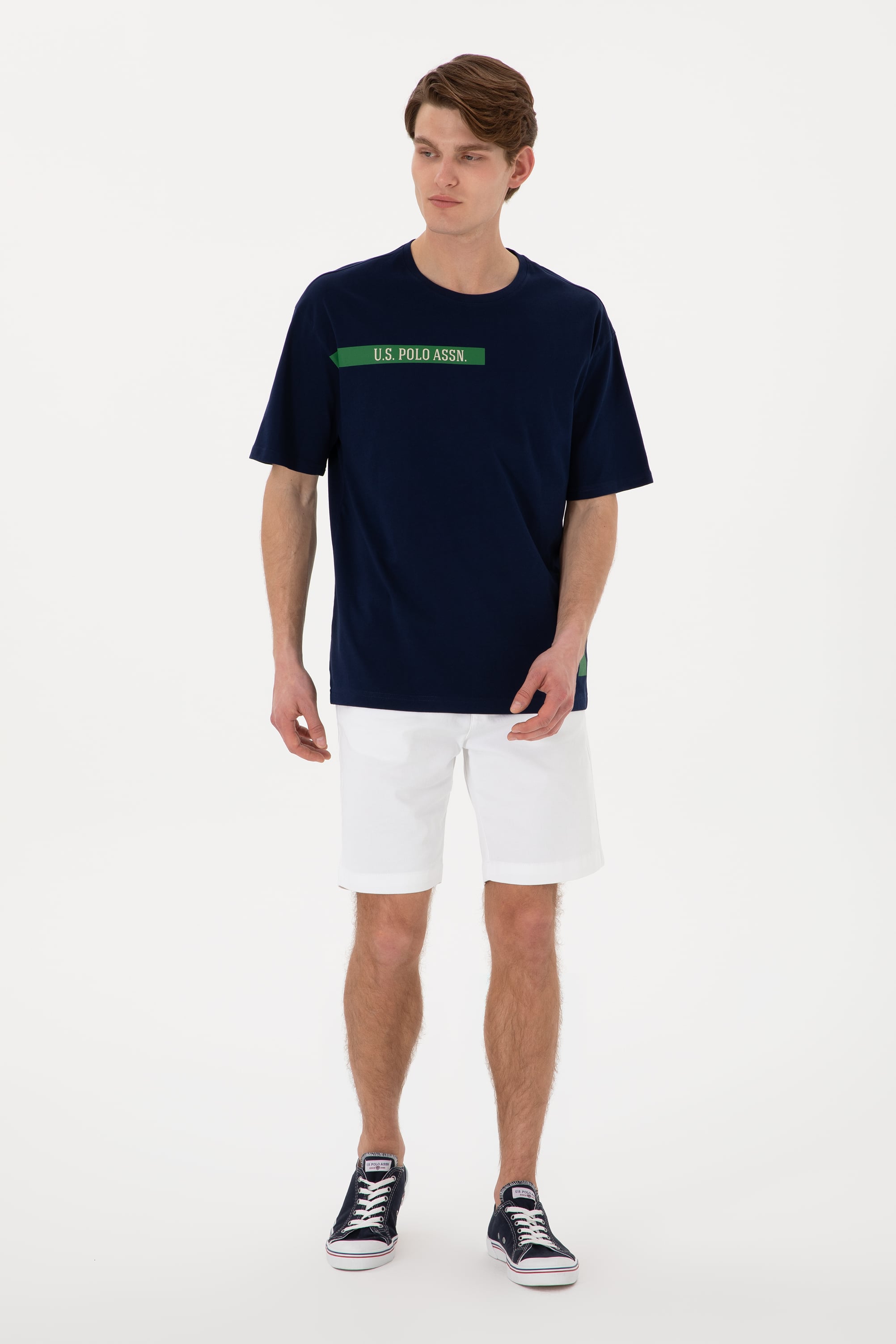 تی شرت یقه گرد ریلکس مردانه یو اس پولو | U.S. Polo Assn. - تصویر 4