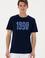 Erkek Regular Fit Bisiklet Yaka Lacivert Tişört