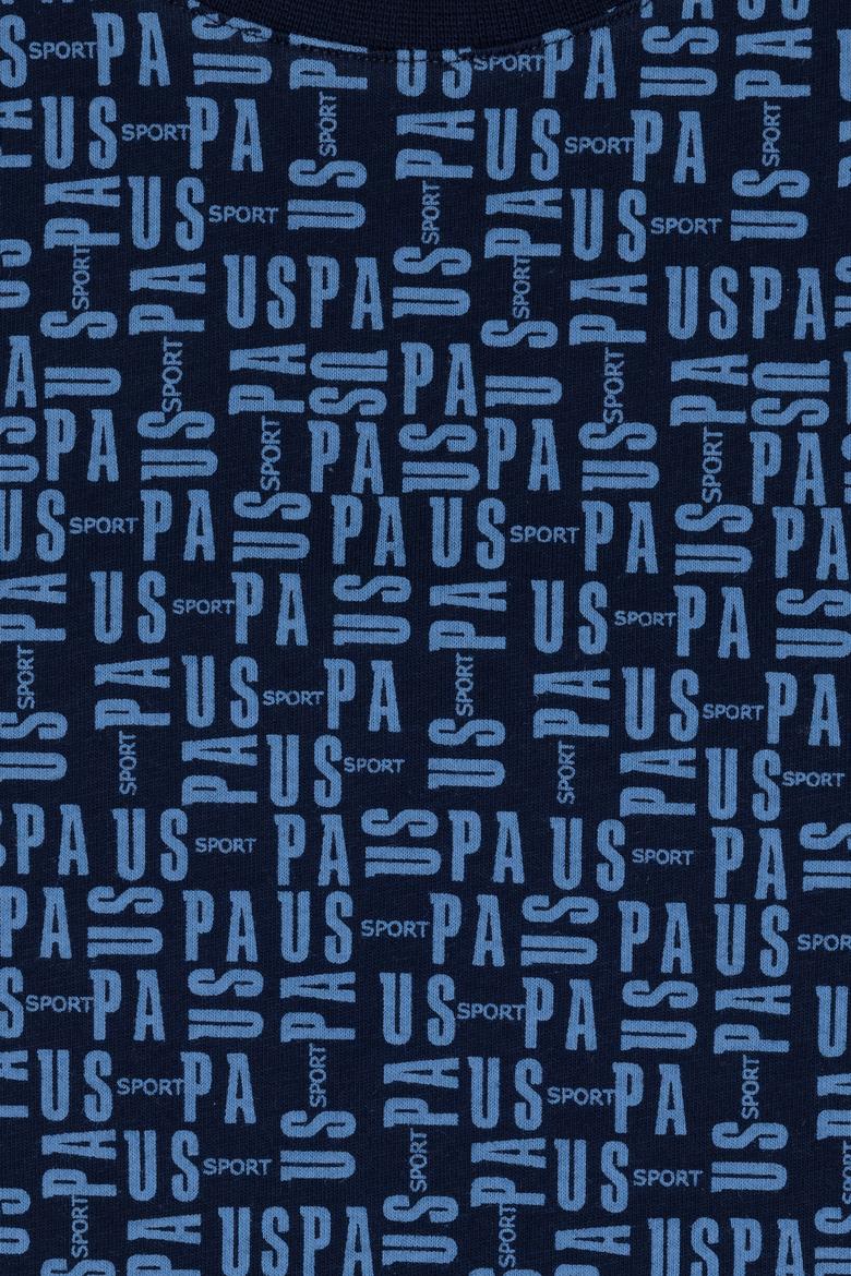 Erkek Çocuk Açık Lacivert Bisiklet Yaka Tişört - 50307144010