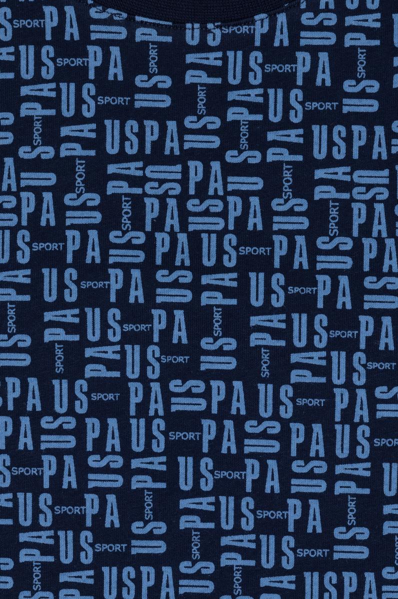 Erkek Çocuk Açık Lacivert Bisiklet Yaka Tişört