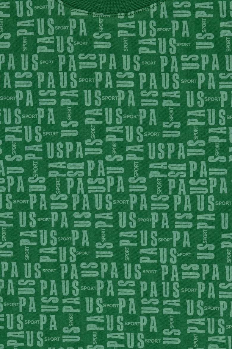 Erkek Çocuk Yeşil Bisiklet Yaka Tişört - 50307144019