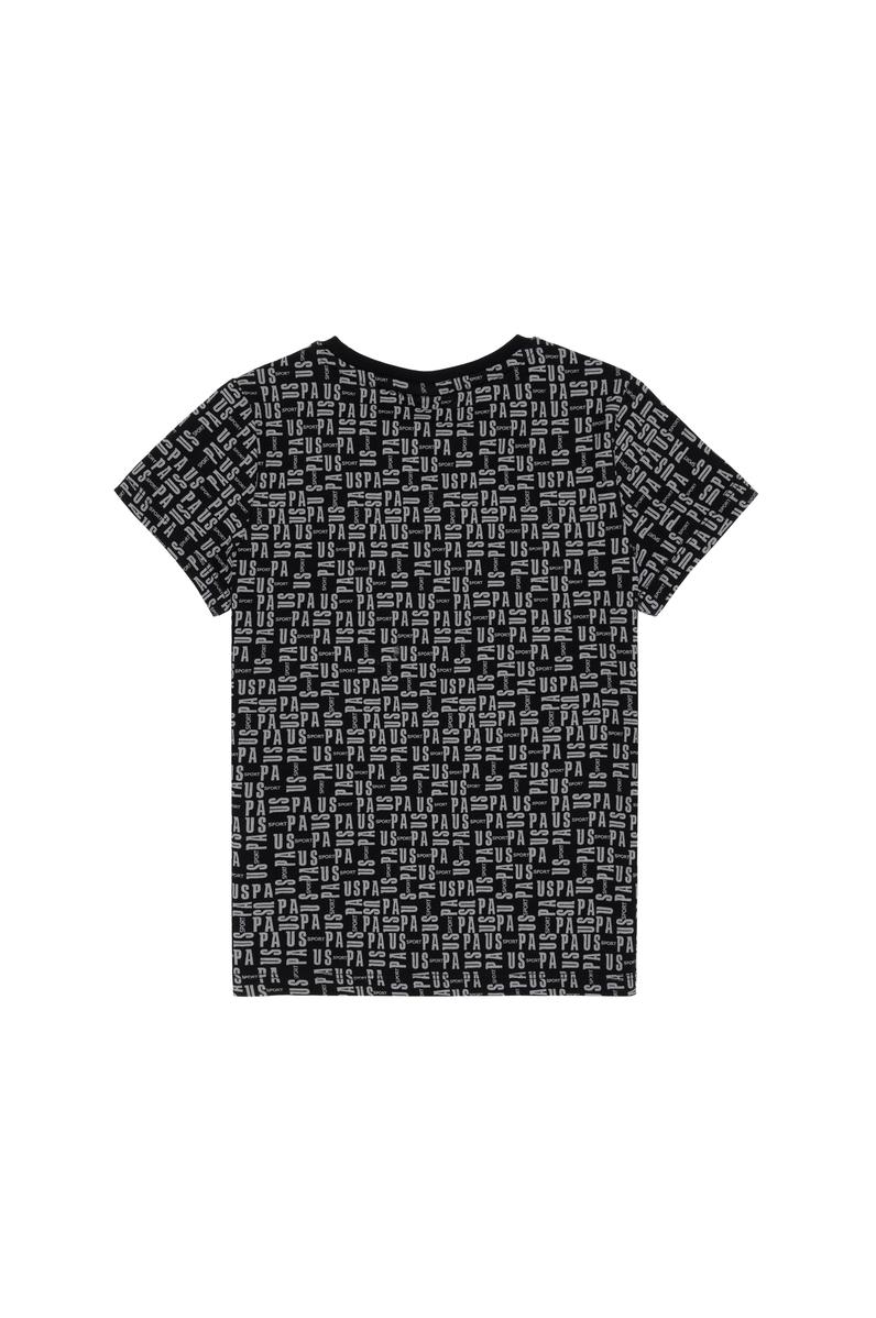 Erkek Çocuk Siyah Bisiklet Yaka Tişört