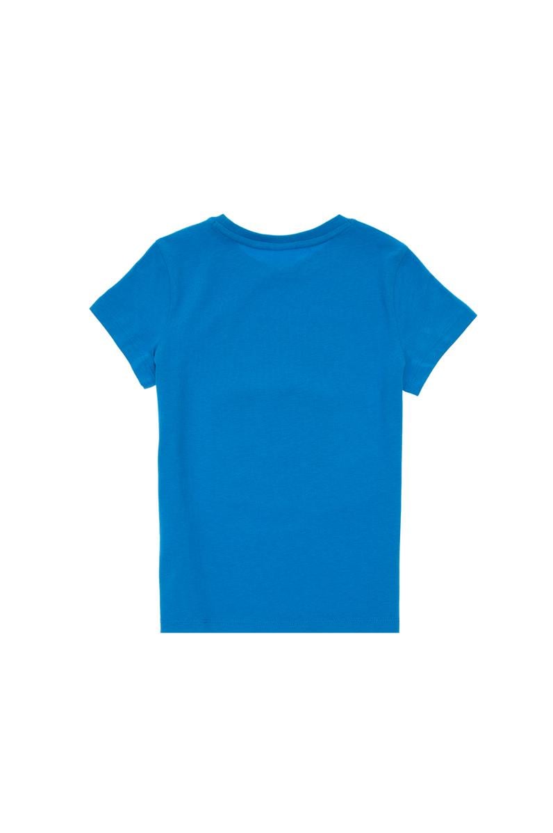 Erkek Çocuk Kobalt Bisiklet Yaka Tişört