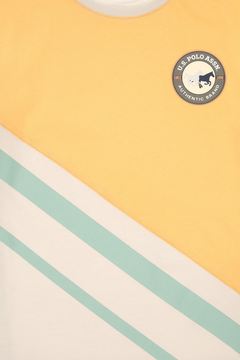 Erkek Çocuk Kavun Comfort Bisiklet Yaka Tişört - 50307155001