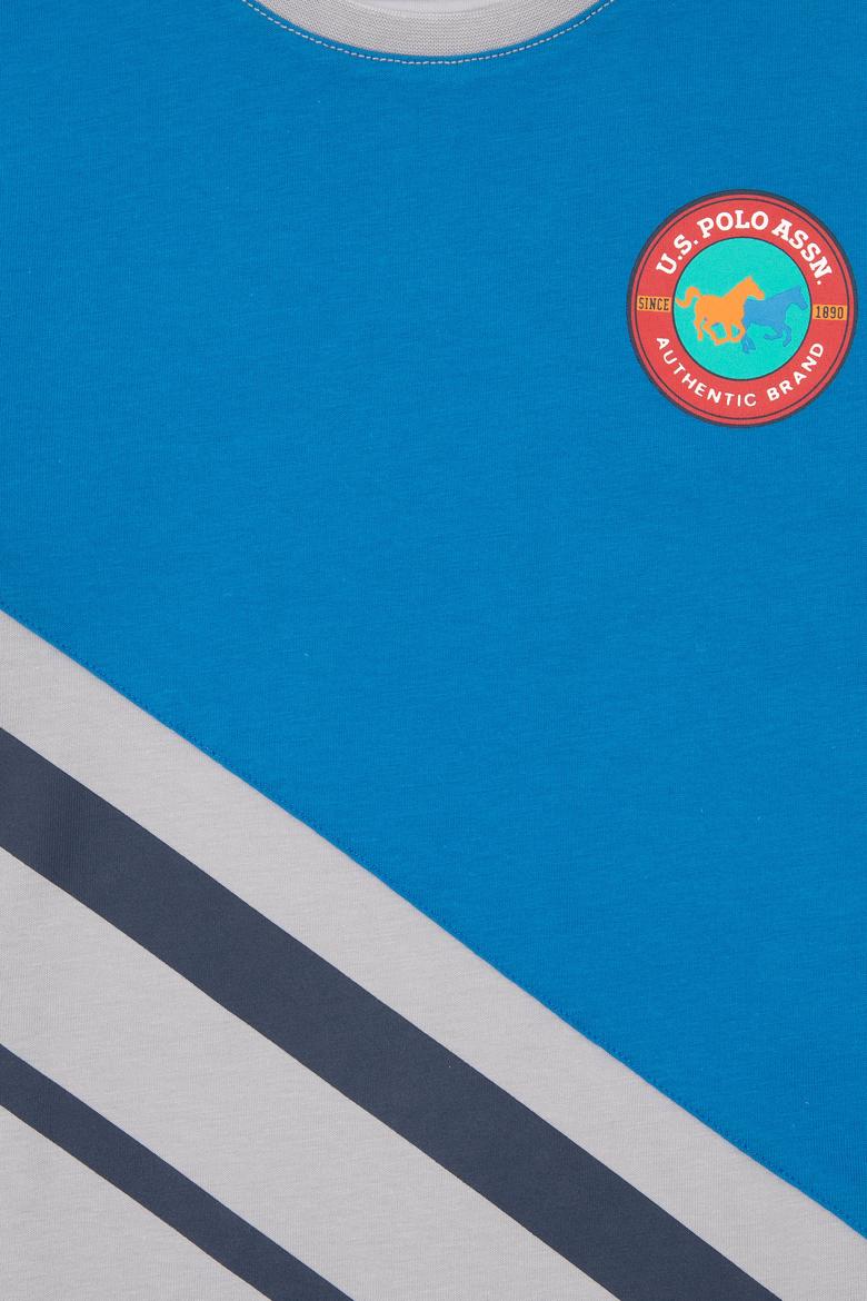 Erkek Çocuk Kobalt Comfort Bisiklet Yaka Tişört - 50307155021