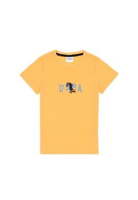 Erkek Çocuk Kavun Bisiklet Yaka Tişört - 50307321015