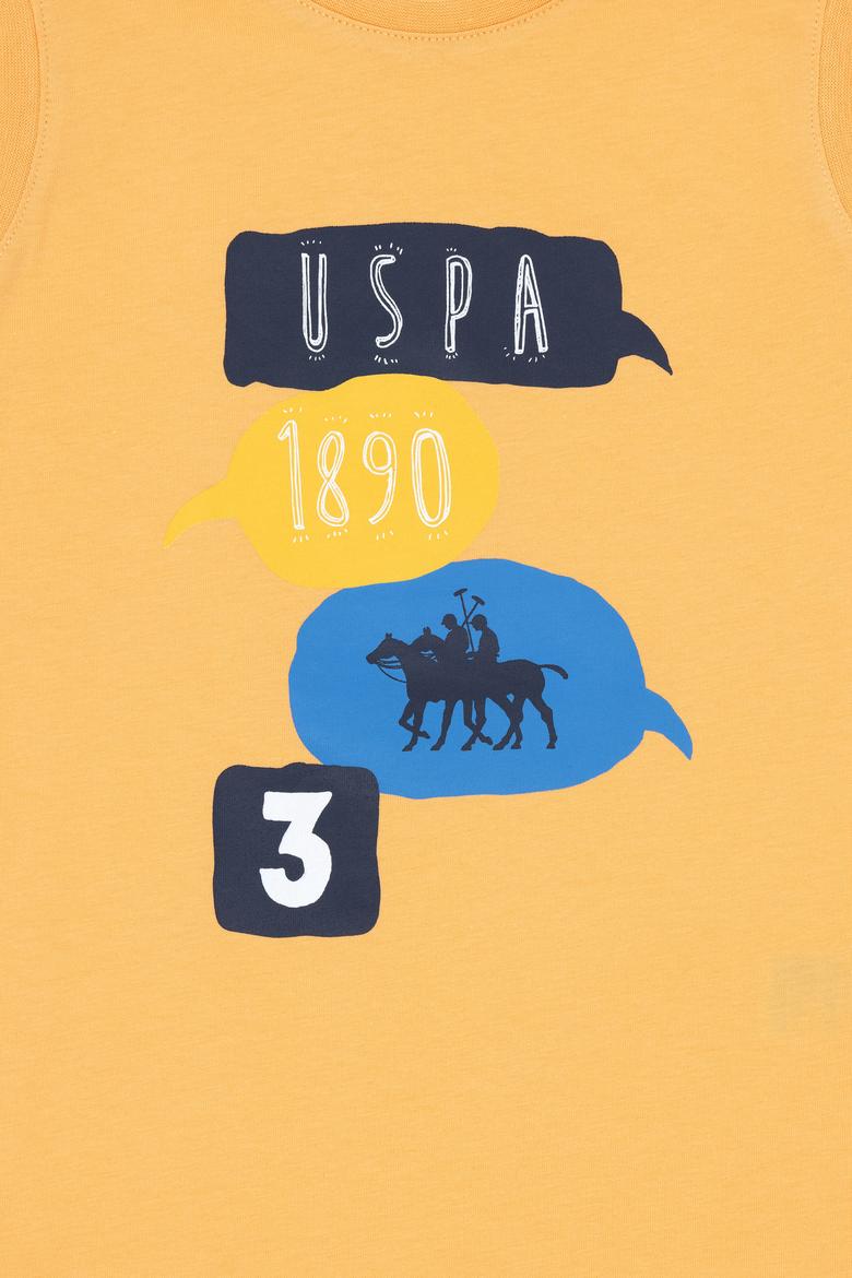 Erkek Çocuk Kavun Kolsuz Bisiklet Yaka Tişört - 50307168015