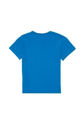 Erkek Çocuk Kobalt Oversize Bisiklet Yaka Tişört - 50307173017