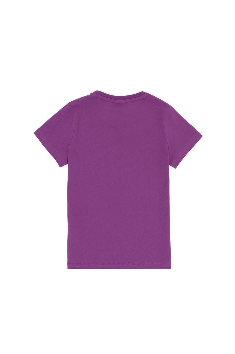 Erkek Çocuk Menekşe Bisiklet Yaka Tişört