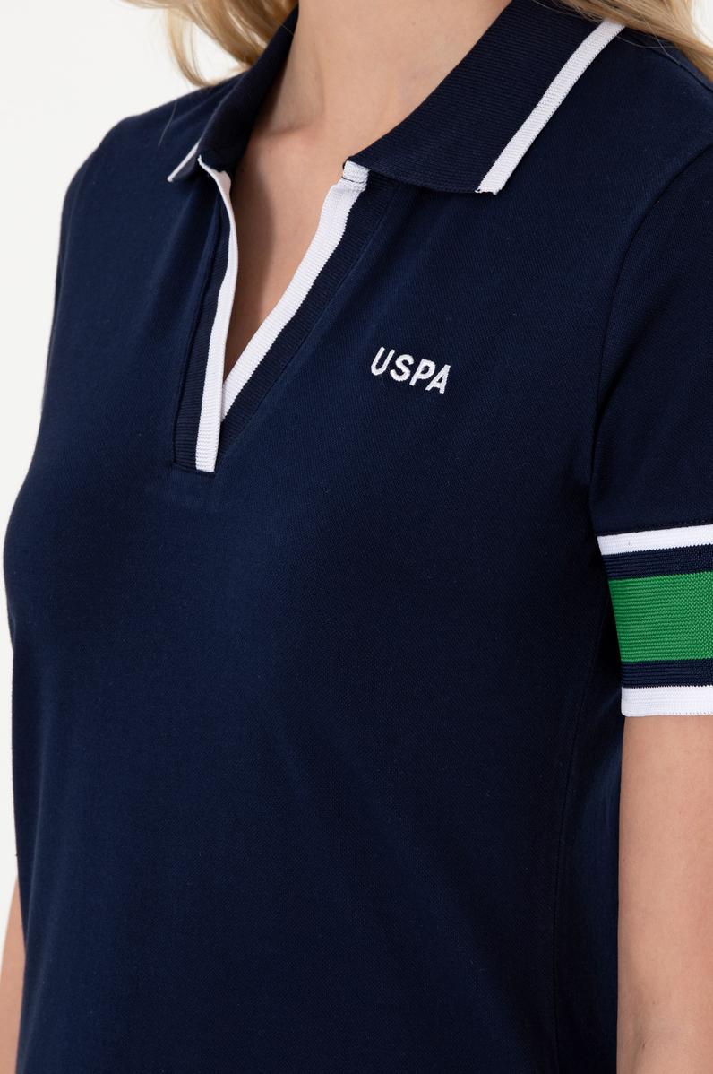 Kadın Lacivert Polo Yaka Tişört