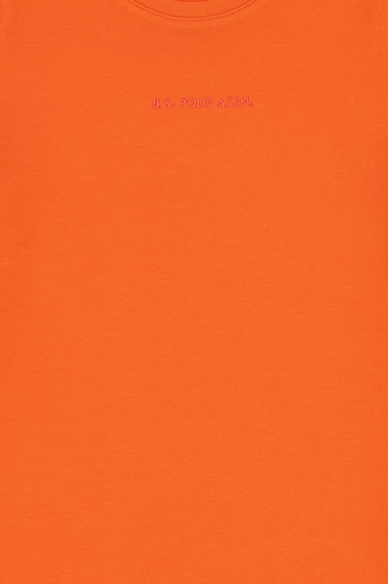 Kız Çocuk Nar Çiçeği Bisiklet Yaka Kısa Kol İnterlok Basic Örme Elbise