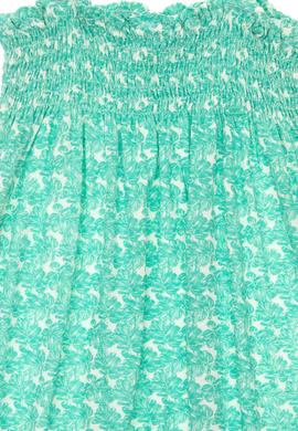 Kız Çocuk Mint Askılı Krep Kumaş Örme Elbise - 50306250008