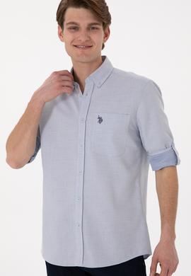 Erkek Lacivert Regular Fit Cepli Gömlek - 50306340014