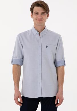 Erkek Lacivert Regular Fit Cepli Gömlek - 50306340014