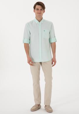 Erkek Mint Regular Fit Cepli Gömlek - 50306340023