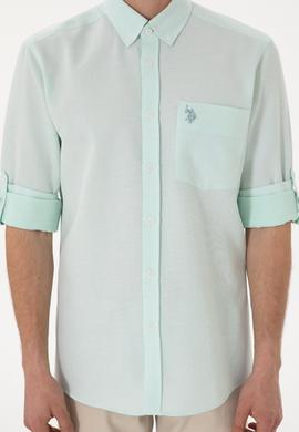 Erkek Mint Regular Fit Cepli Gömlek - 50306340023