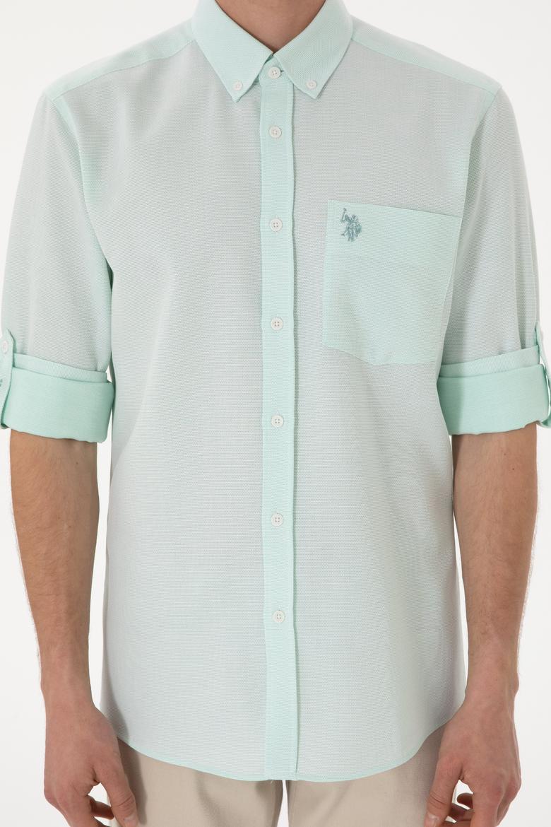 Erkek Mint Regular Fit Cepli Gömlek - 50306340023
