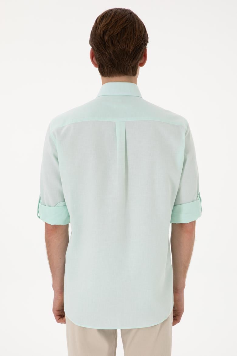 Erkek Mint Regular Fit Cepli Gömlek - 50306340023