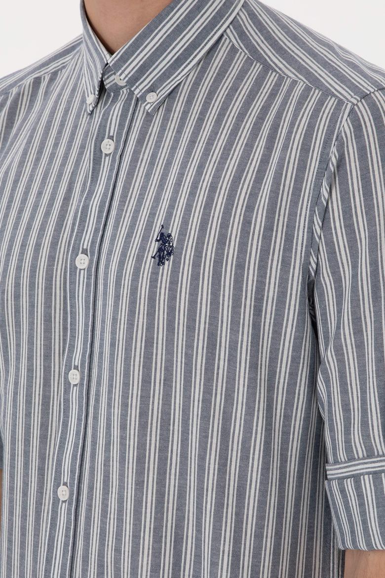 Erkek Mavi Uzun Kollu Gömlek - 50306349015