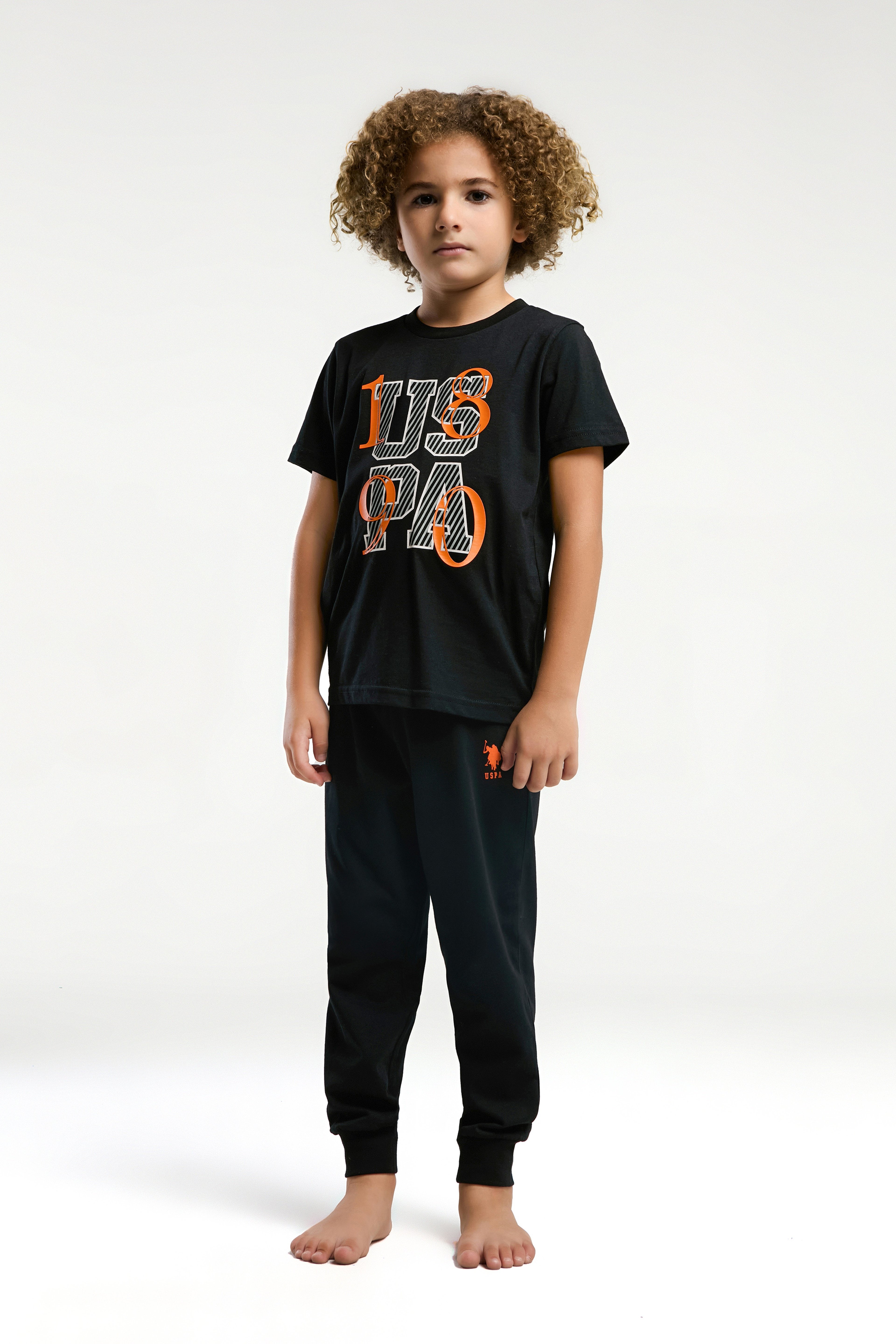 Erkek Çocuk Siyah Pijama Takımı - Image 1