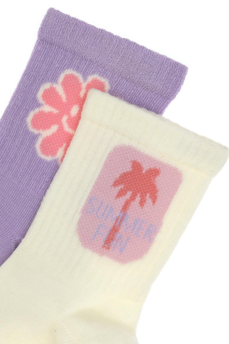 Kız Çocuk 2'li Soket Çorap - 50311328007