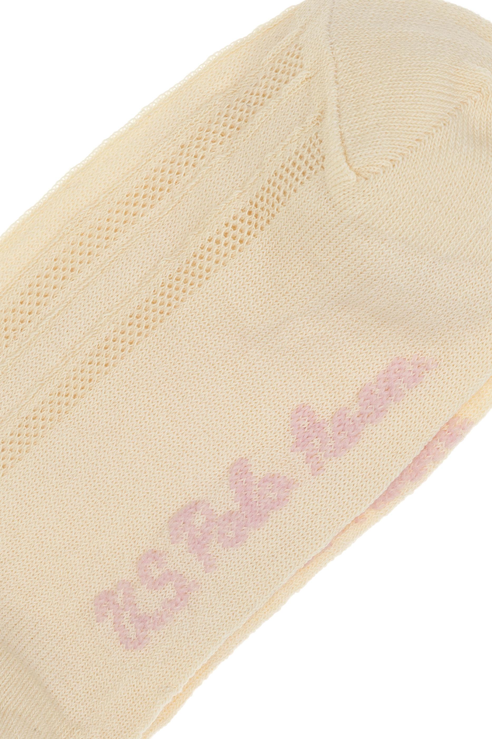 Kız Çocuk Ekru Külotlu Çorap